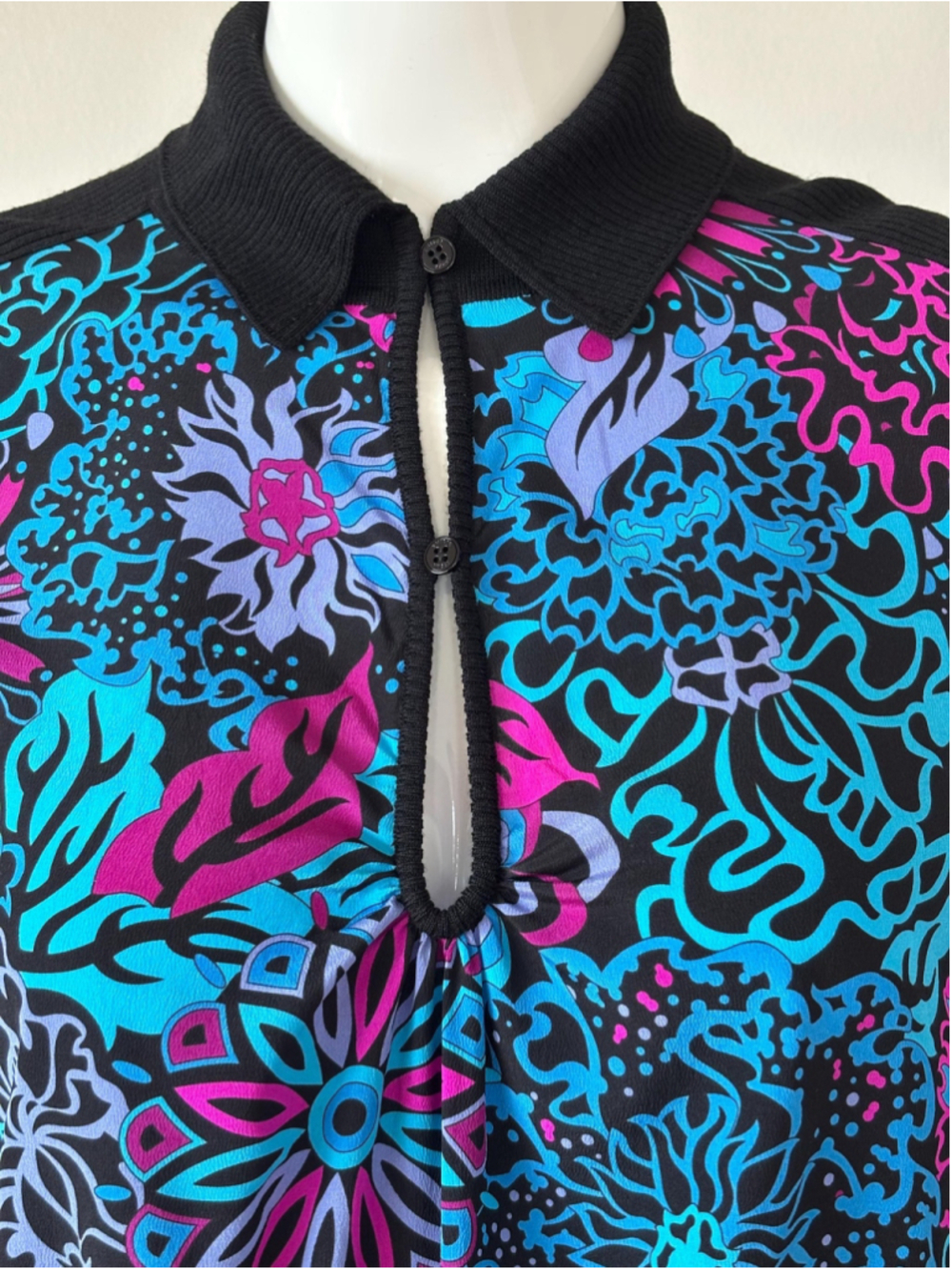 Emilio Pucci Signature Print Silk Wool Top Italy - Picture 3 of 10